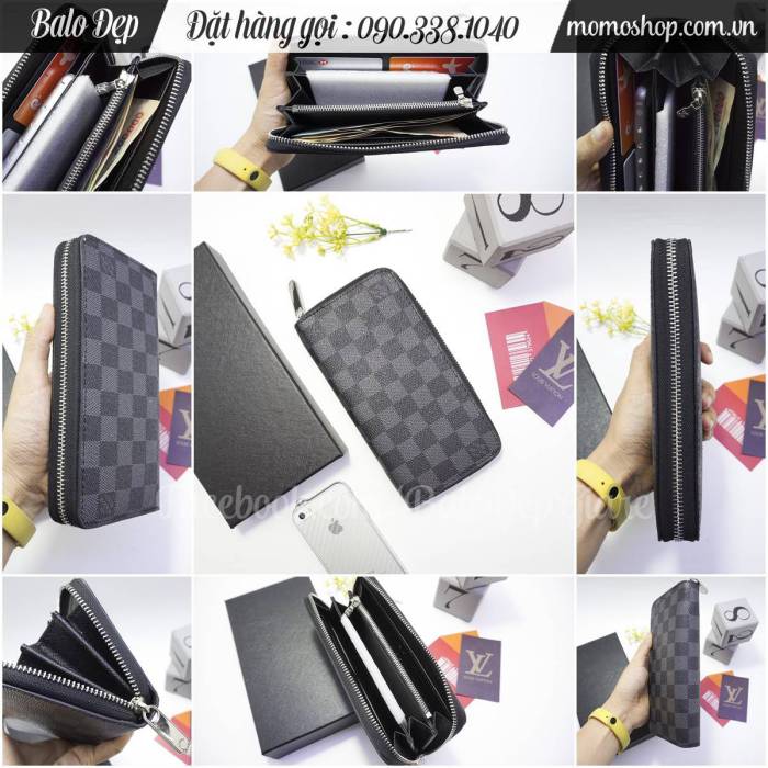 Ví da nam cao cấp thiết kế cầm tay rất tiện lợi, khóa kéo chắc chắn, chất da bền bề mạt sần không bong tróc ví da nam cao cấp, ví da nam thời trang, ví da nam đẹp, ví da nam giá rẻ, ví da nam hàng hiệu