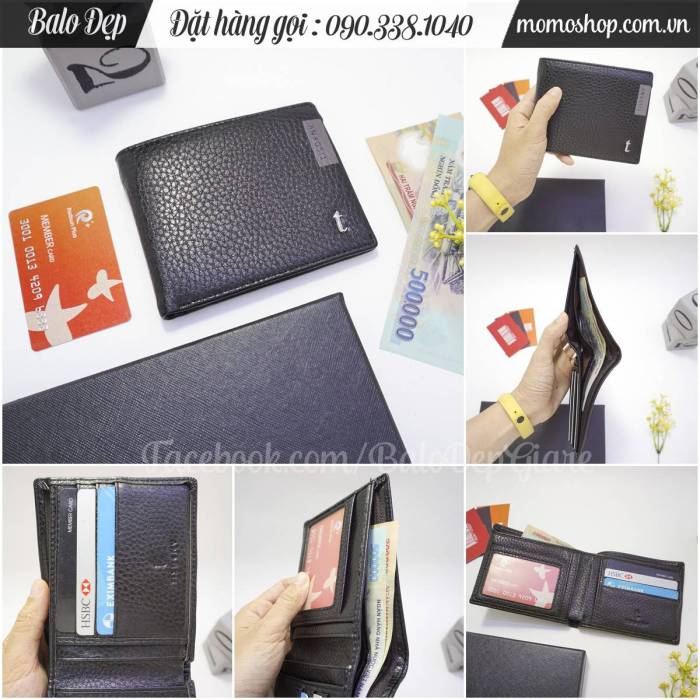 Ví da nam Hàn Quốc kiểu dáng thời trang, chất da bền tốt - Bóp da nam đẹp ví da nam hàn quốc, ví da nam giá rẻ, bóp da nam giá tốt, bóp da nam thời trang, ví da nam