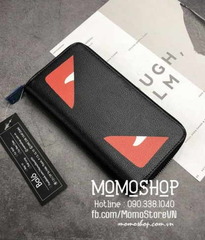 Ví cầm tay nam Fendi thời trang bn455 den