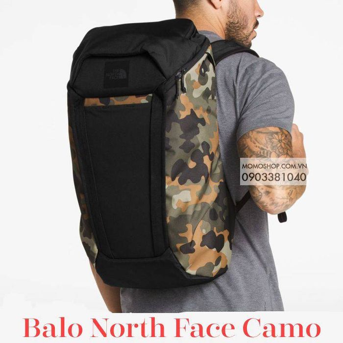 Balo North Face Camo