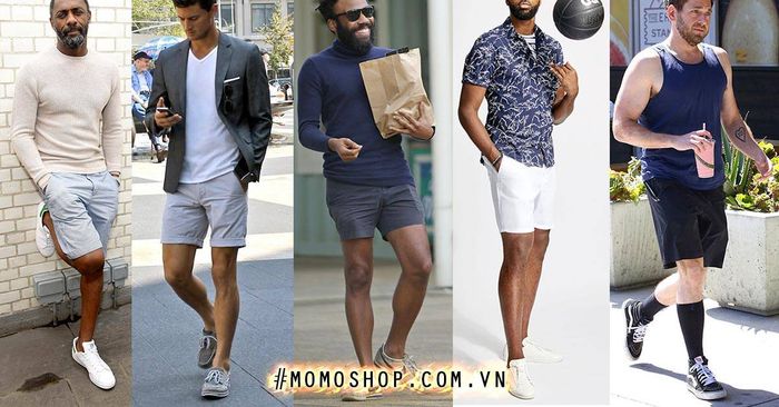 Nam giới mặc quần short nên mang giày gì? - Thời trang phái mạnh