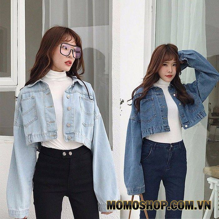 Top 9 shop bán áo khoác jean nữ form rộng chuẩn Hàn tại HCM – NBH JEANS -  Xưởng sỉ quần áo giá rẻ