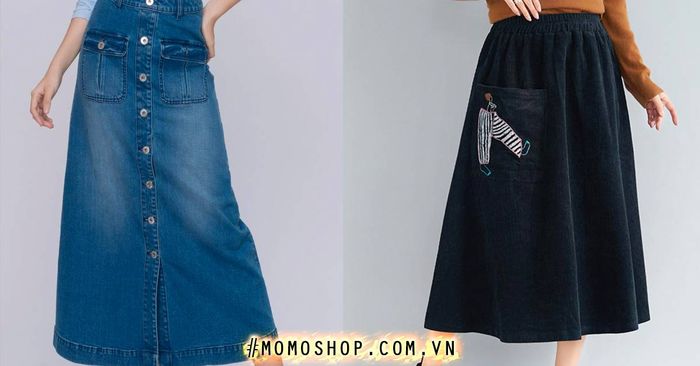 Sét đồ cực đẹp của áo sơ mi nữ và chân váy hãng Mc Fashion form