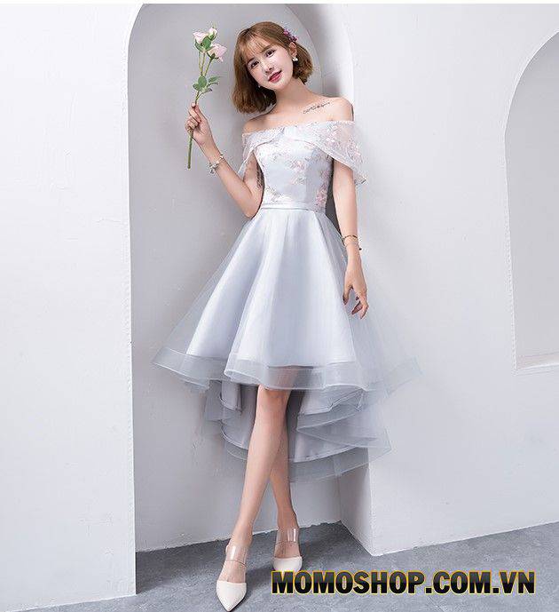Đầm dạ hội trắng đuôi cá  Cho thuê đầm PG lễ tân trang phục sự kiện   She Loves