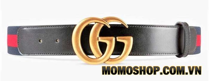 Thắt lưng bản to cho nữ Gucci Synthetic Nylon Web Belt With Double G Buckle
