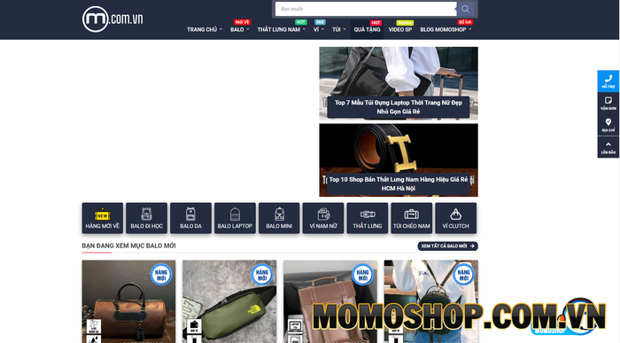 Momoshop - Cung cấp các sản phẩm thắt lưng nam chất lượng, giá tốt