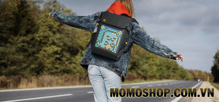 Balo laptop Divoom Pixoo Backpack-M màn hình LED